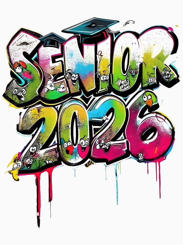 Graffiti Street Art Senior 2026 by Uglyandcute