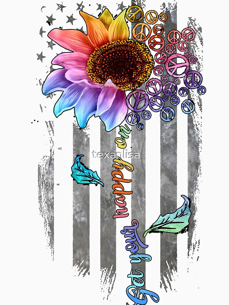 Hippie Flag by speakupandshine