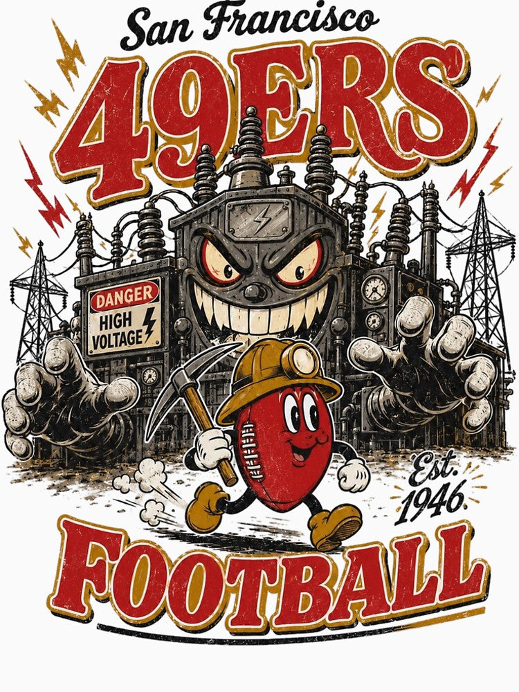 49ers Electrical Substation Shirt by ZonieDesign