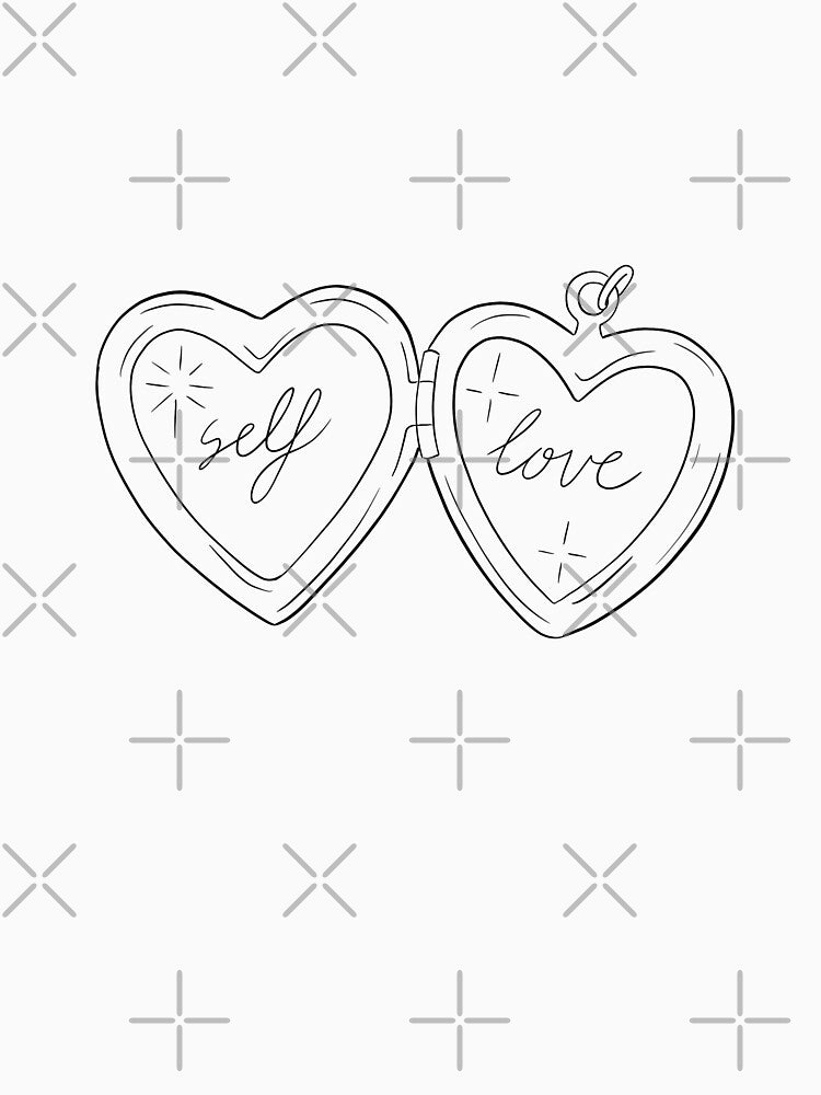 self love heart locket by delicate-pov