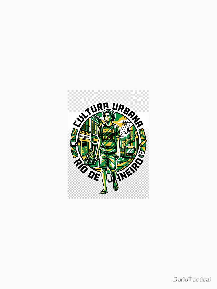 Brazilian Urban Streetwear Vector Design | Bold High Contrast T-Shirt Graphic Print by DarioTactical