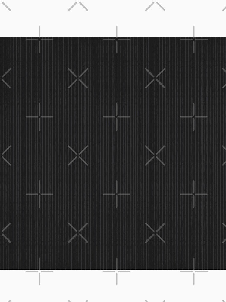 Xmas Black Color_ Black Colour (Straight Lines) by mimihuang creations