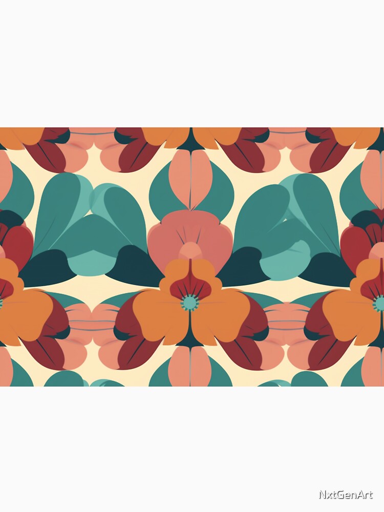 Retro flowers by NxtGenArt
