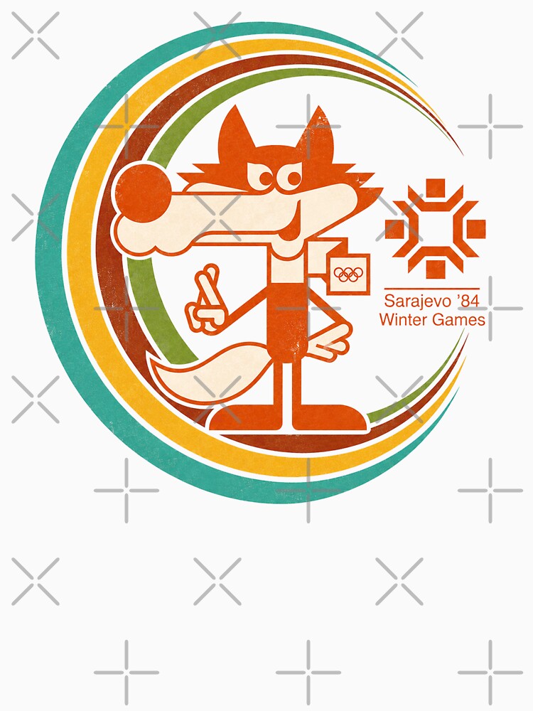 Vucko Sarajevo 84 - Vintage Yugoslav Olympic Mascot Retro Design by pantapita