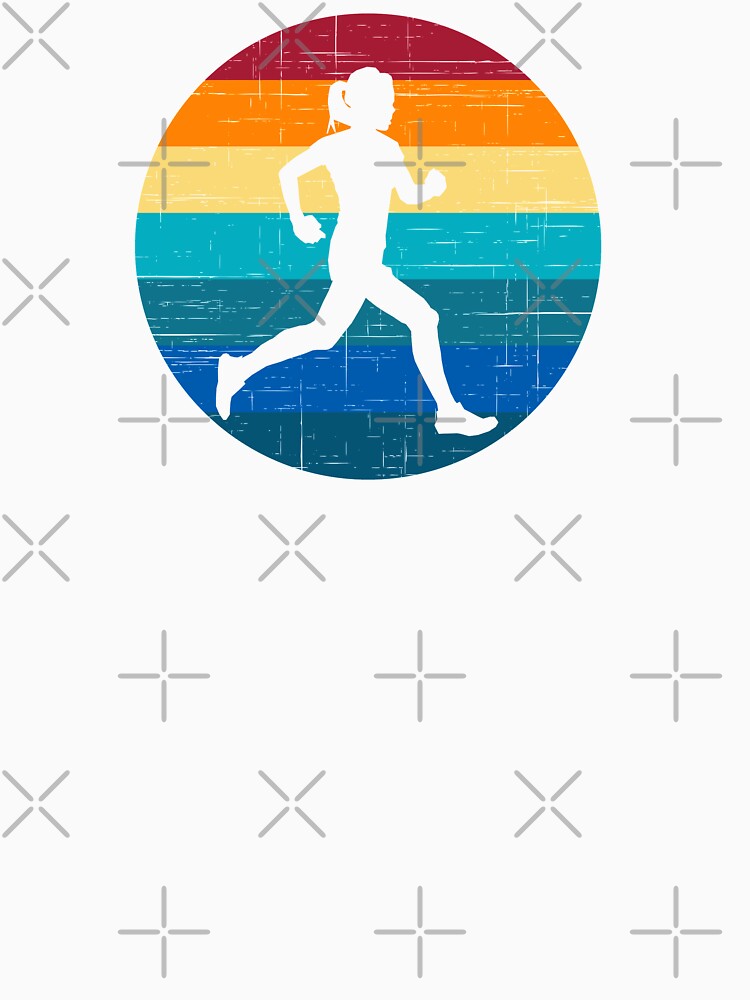 Woman Trail Runner - Vintage Circle by HeatherPore