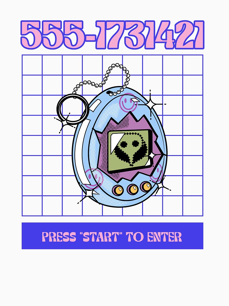 Start Your Tamagotchi Retro Vintage by Yestertee