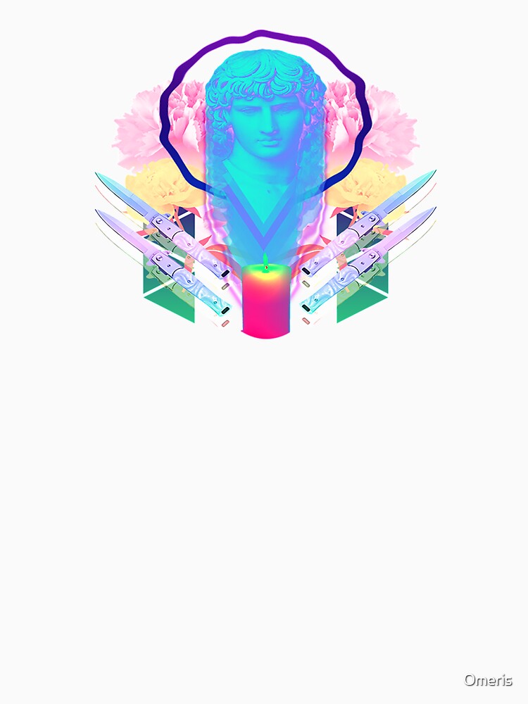 statue knife vaporwave by Omeris