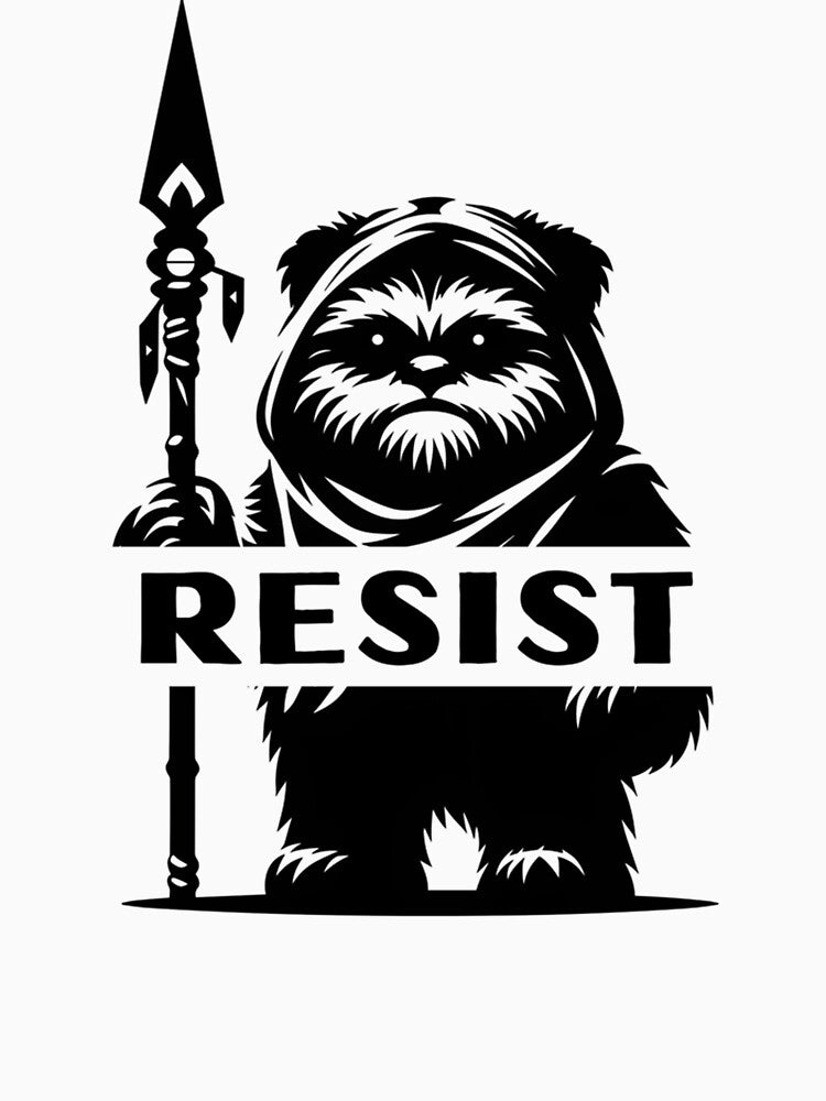 Resist Ewok Oversized by DeclaneHawk