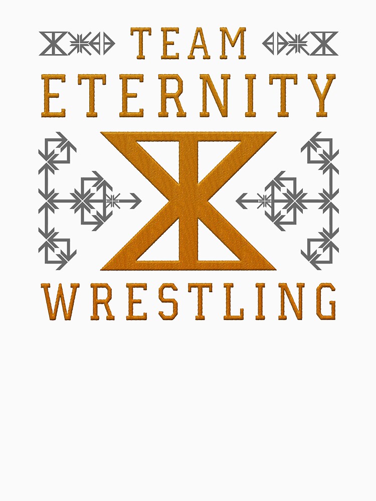 geometric varsity sports wrestling team - embroidery iron patch textured graphic artwork by hayrpictures