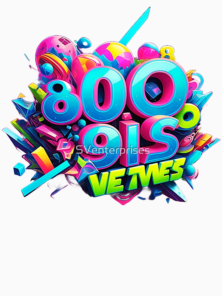 Colorful 80s Retro wave by SVenterprises