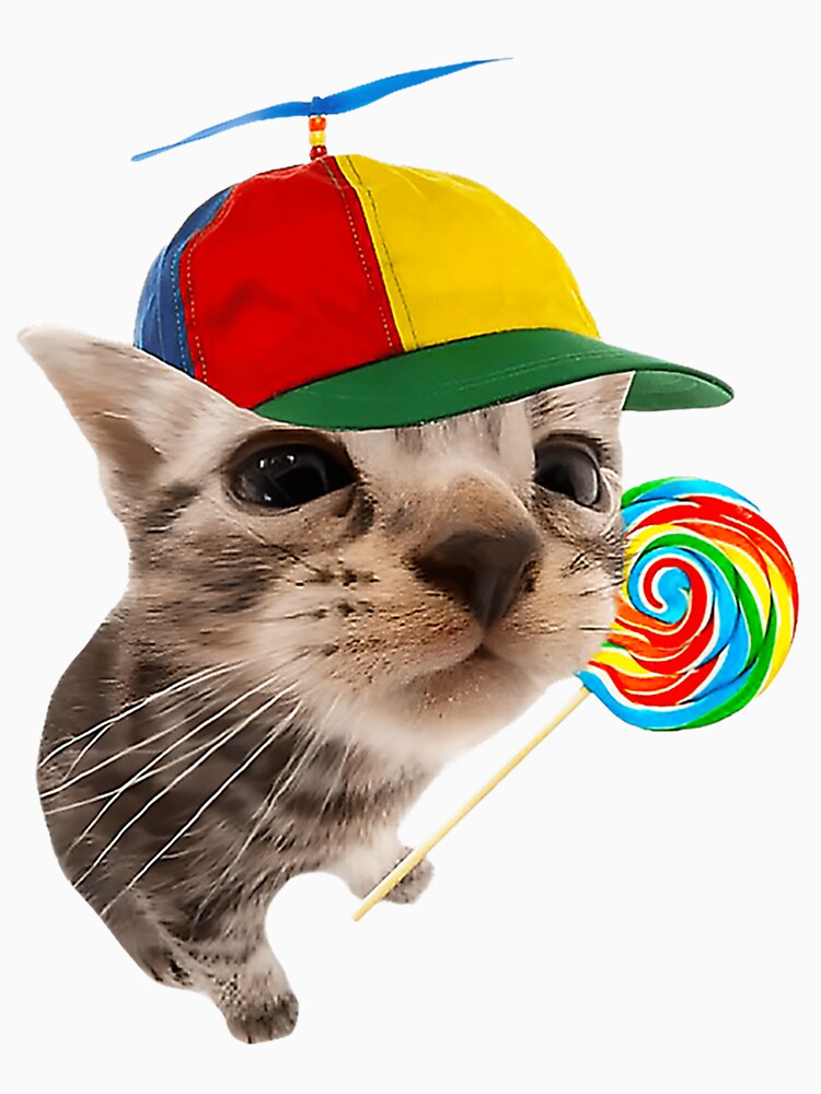 Silly Cat With Lollipop Meme by KieraCassin