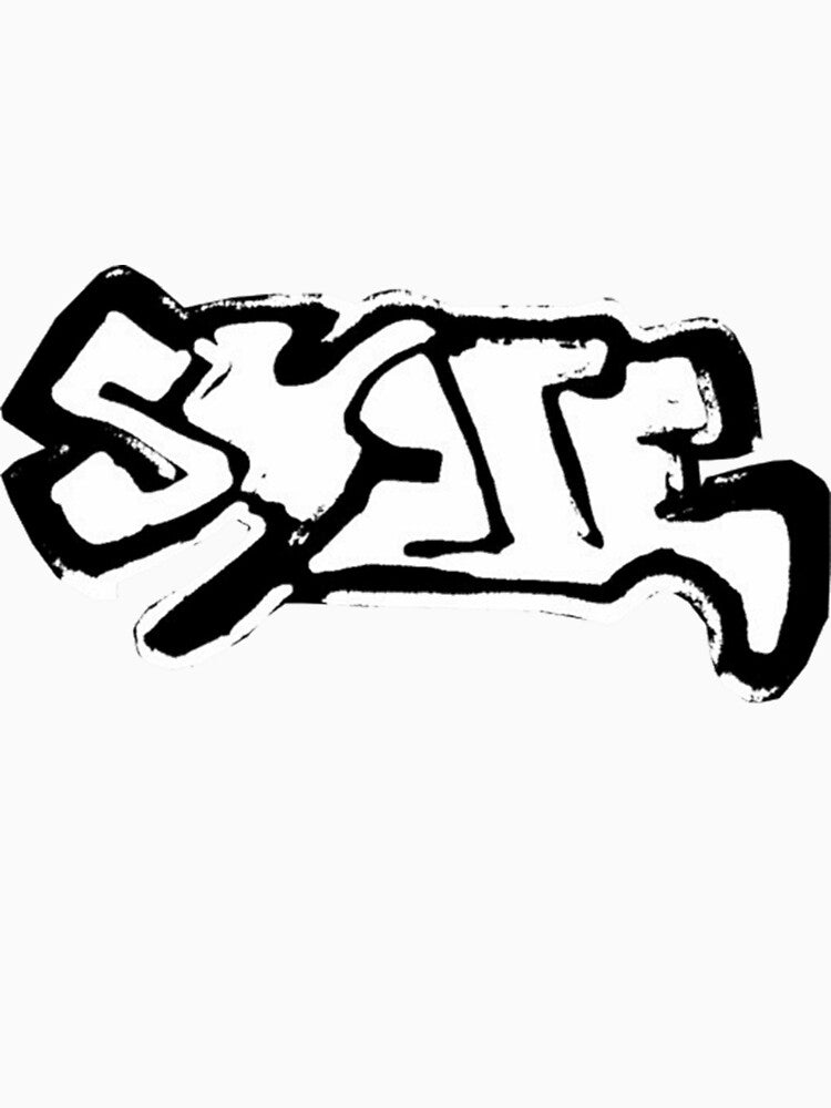 Skate art - black and white by applincarolyn