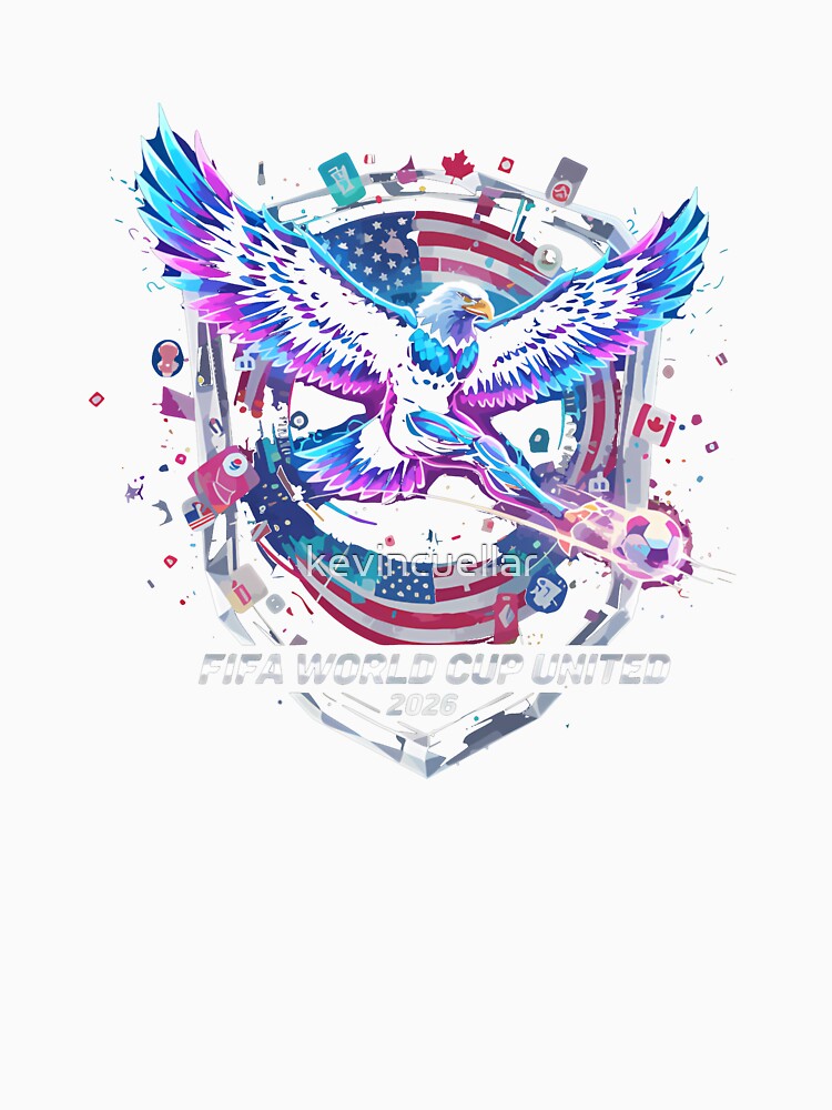 FIFA World Cup 2026 United Eagle Soccer Art T-Shirt_86867742 by kevincuellar