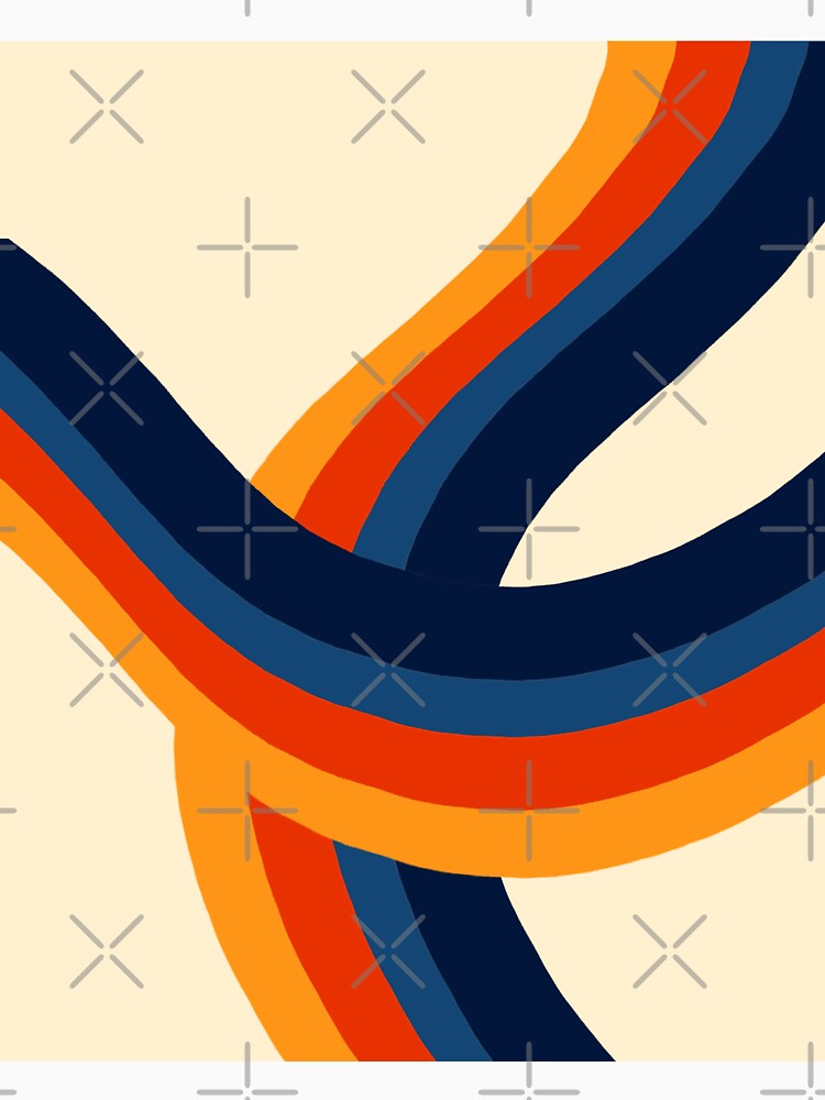 Retro Abstract Roller Coaster by KathrinLegg