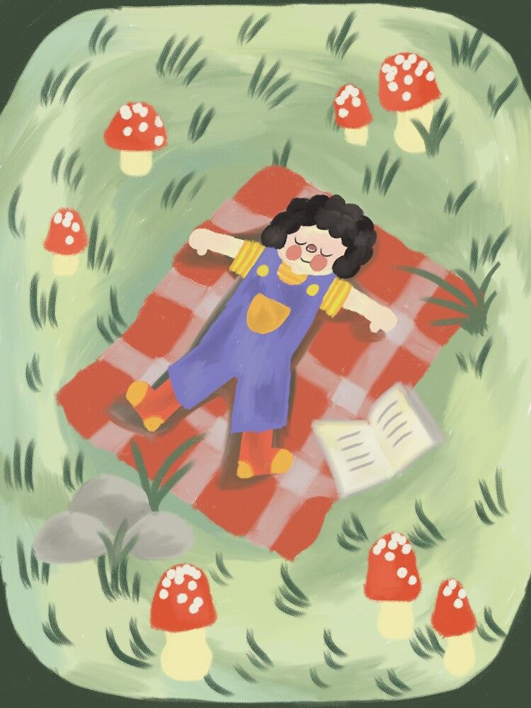 Picnic, Digital painting by vicvic11