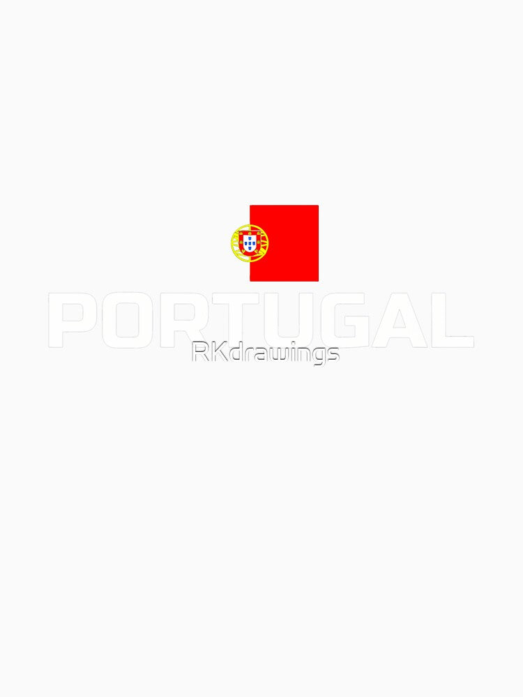 Portugal flag T-Shirt_83881667 by RKdrawings