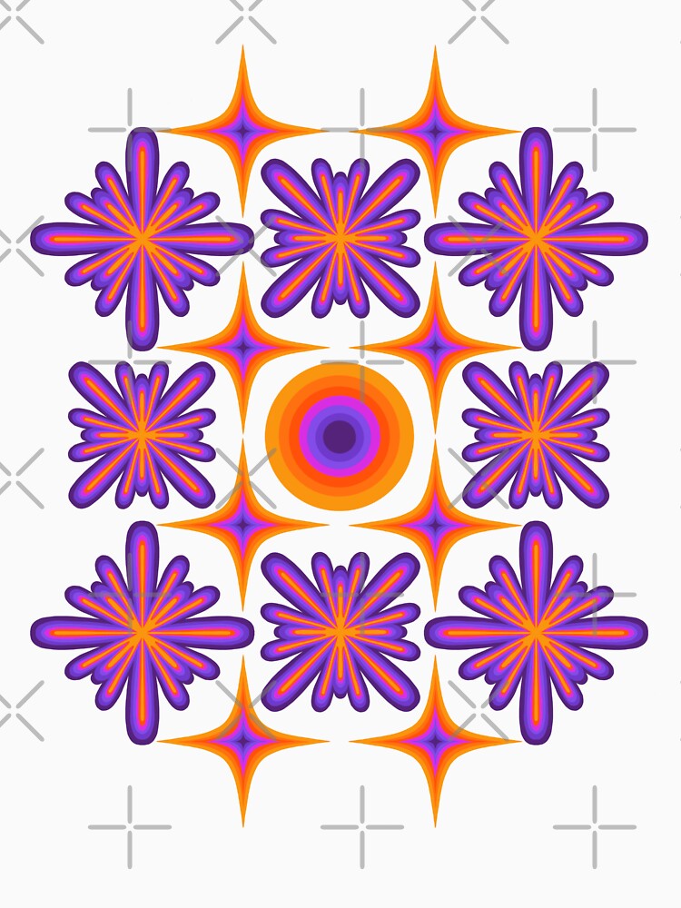 Retro Dream - orange and purple by TheGuidedPixie
