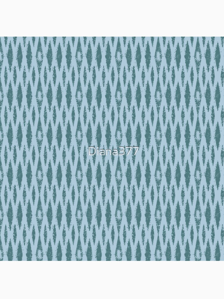 Blue Diamond Stencil Pattern by Diana377