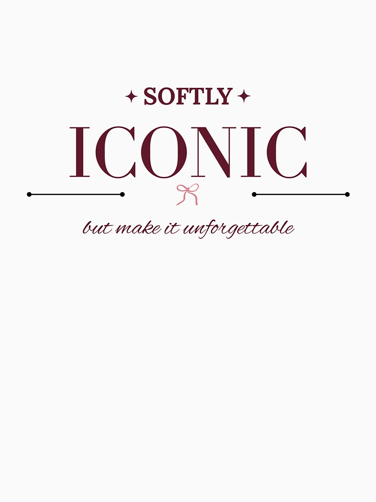 Softly Iconic Typography | Minimalist Coquette Quote Art by Sparkle First Co.