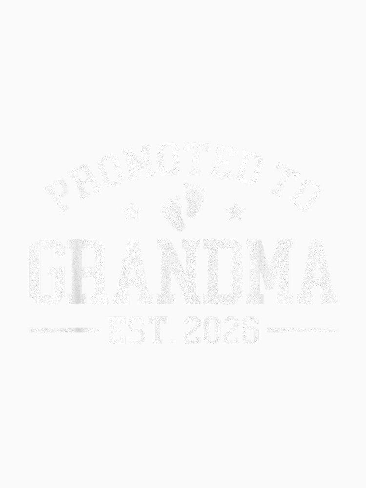 Promoted to Grandma est. 2026 Grandparents Baby Announcement by mjohnson9