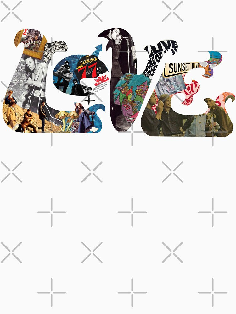 Arthur Lee and Love Logo Collage by theoralcollage