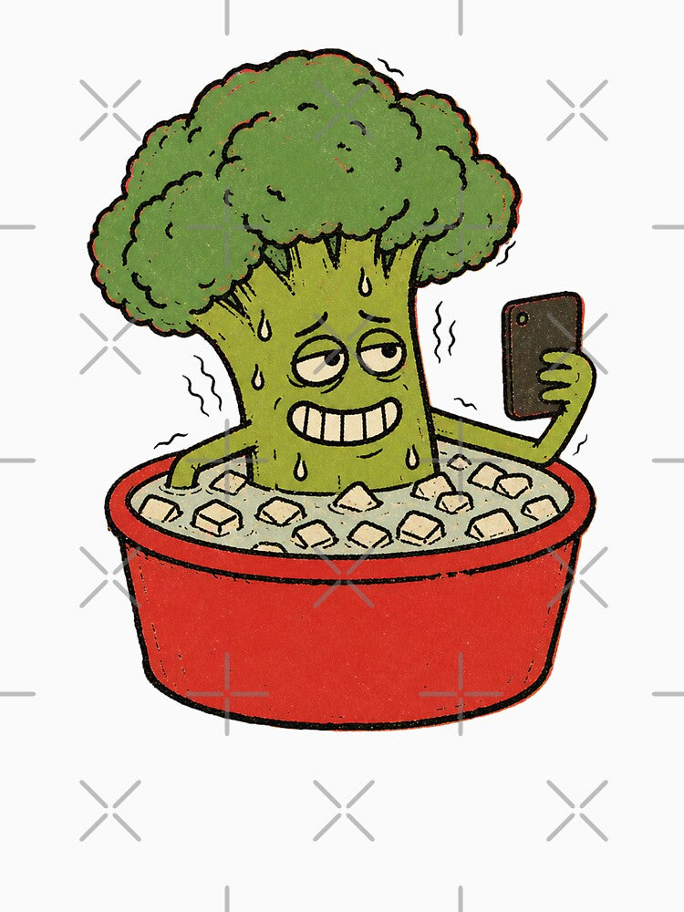 Cold Plunge Broccoli – Wellness Humor by Spenceless Designz