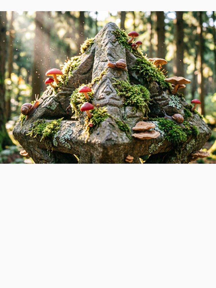 Mossy Mushroom Forest Altar by IntelliMindDesigns