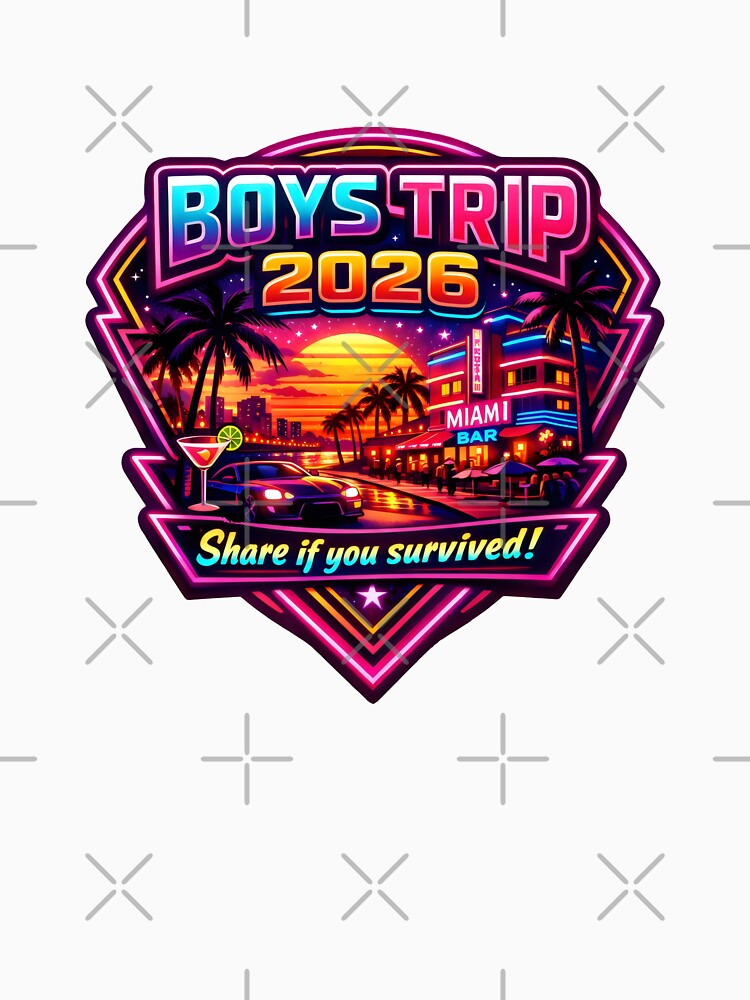 Miami Retrowave Boys Trip 2026 Synthwave Adventure by SplashTastic