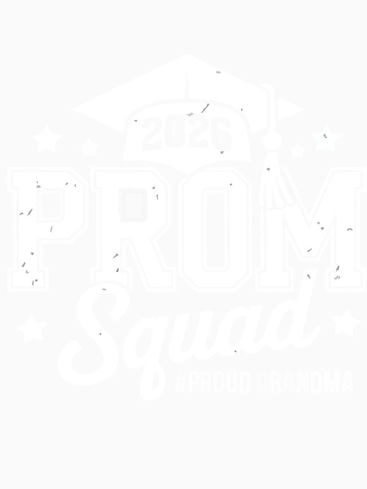 Prom Squad 2026 Proud Grandma Class of 2026 Graduation Family Design by kiralynstration