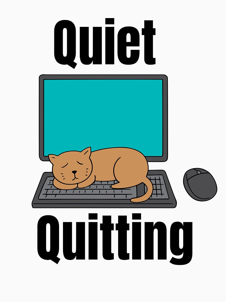 Quiet Quitting sleeping cat by JoeyGrace