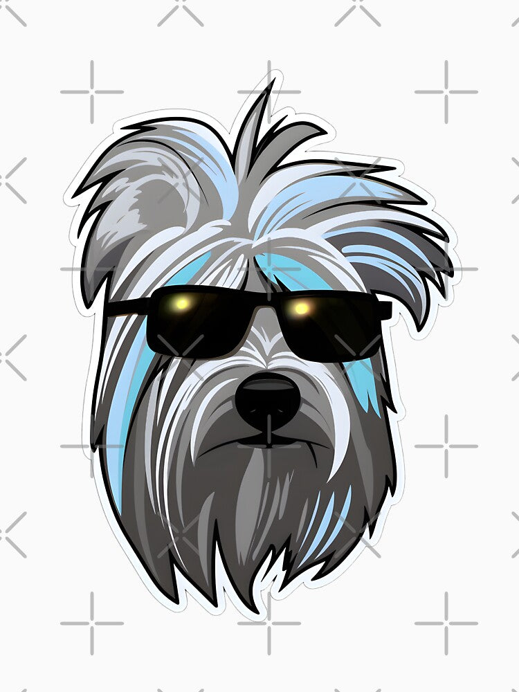 Silly Glasses Soft-coated Wheaten Terrier by CUTEDOGGIEZ