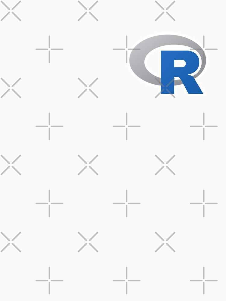 R Programming Language Data Stats Logo by take8