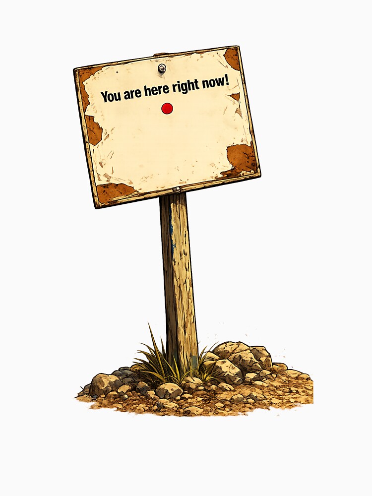 You are here right now! by InkspireAtelier