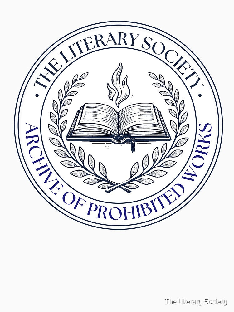 Archive of Prohibited Works - Banned Books Crest by The Literary Society