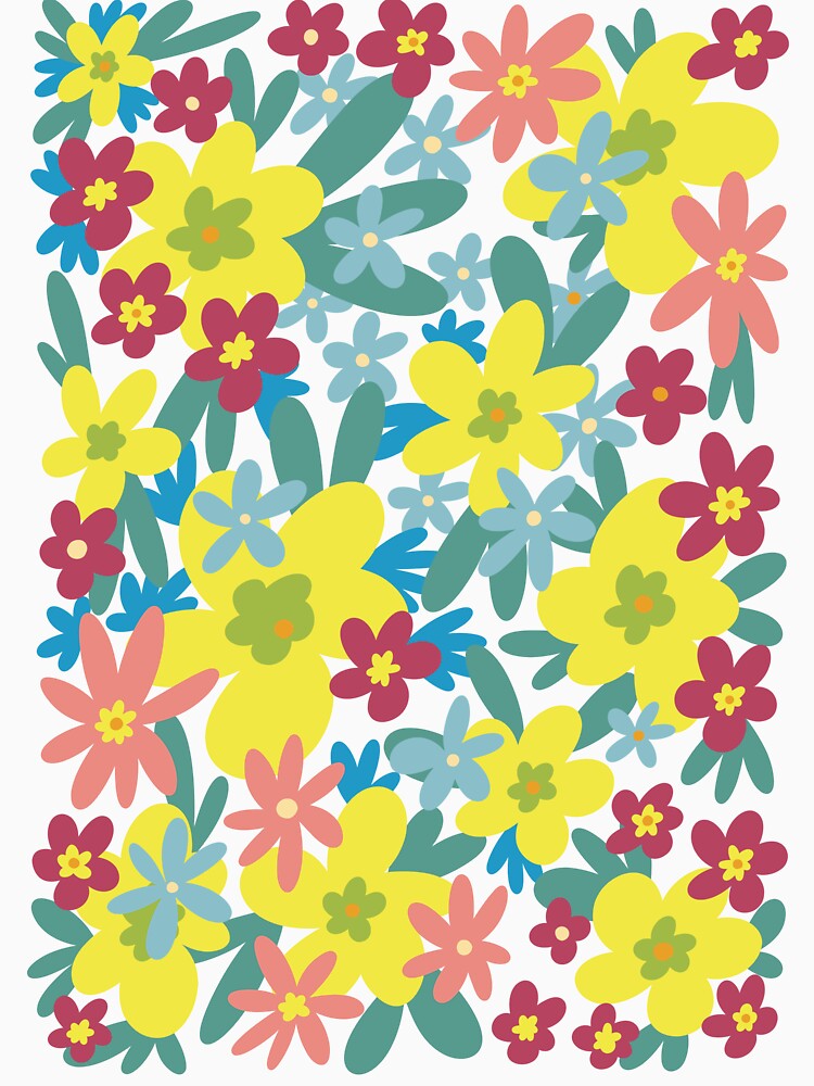Stay Groovy Retro Flowers 90s Hot Summer 2 by PDMT