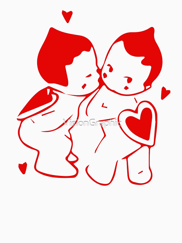 Valentines Day Baby Tee by VisionGraphic