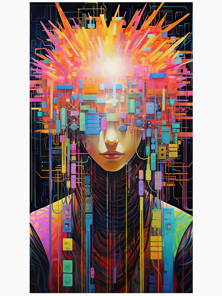 Dangerous Rogue AI - Cyberpunk Vaporwave Art | Anime Retro Aesthetic by AeonAcademy
