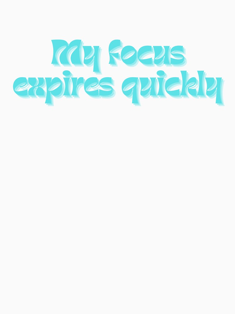 My Focus Expires Quickly, Smart Distance In A Bold Style by JokeAndStyle