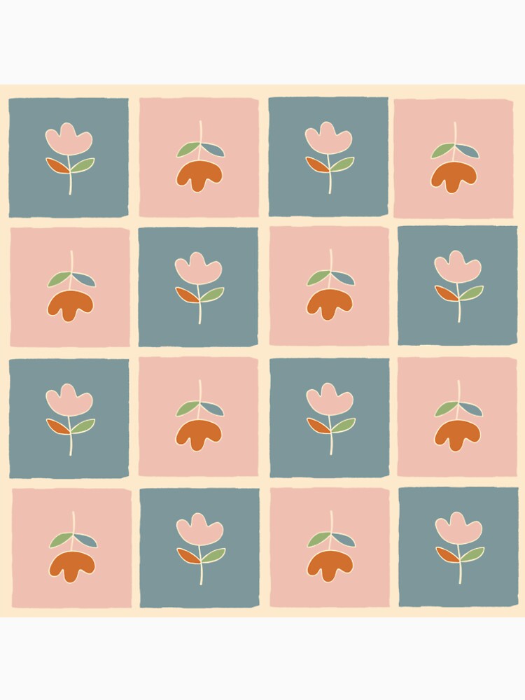 Retro floral pattern by LisaMillArt