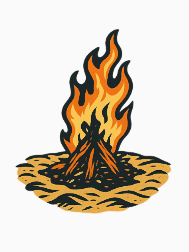 Campfire Vibes Oversized by Salzedoashop