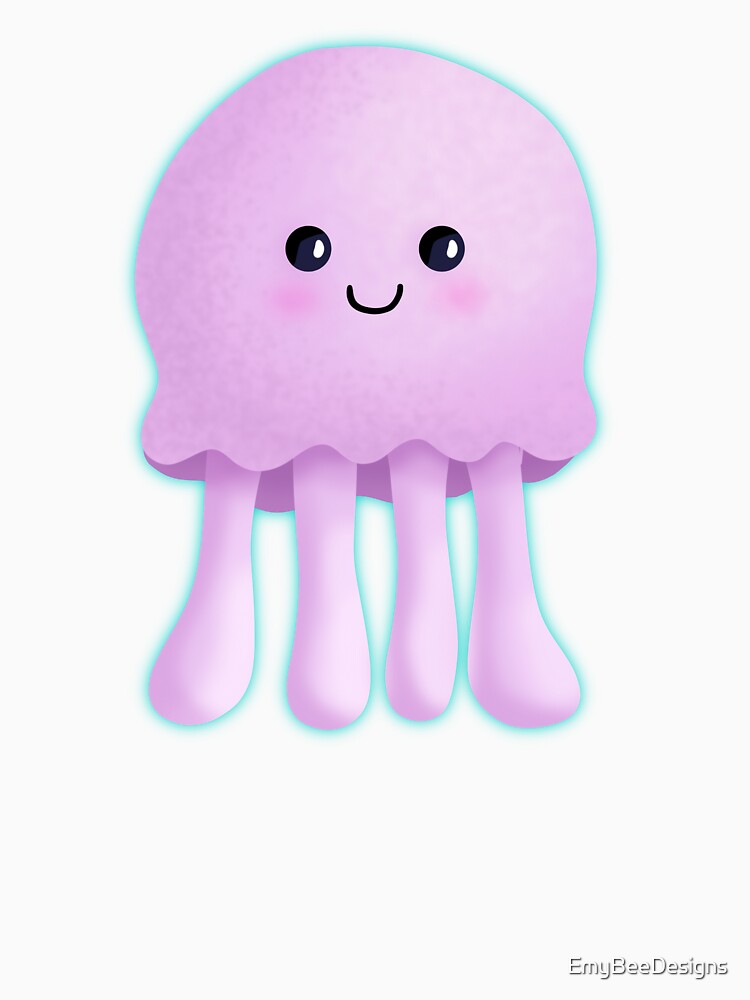 Cute Glowing Jellyfish by EmyBeeDesigns