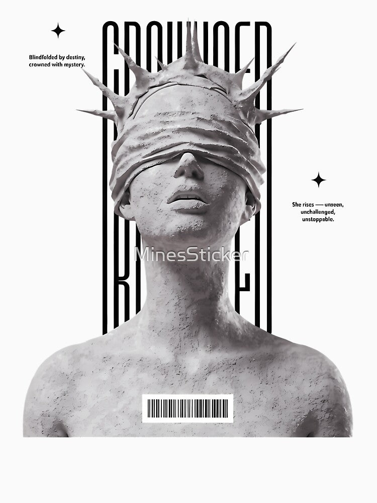 Brutalism Streetwear Crying Face Design by MinesSticker