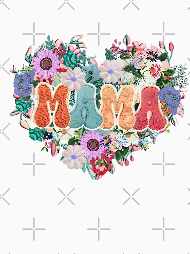 Mama Retro Groovy Flower Love by RachelRebel