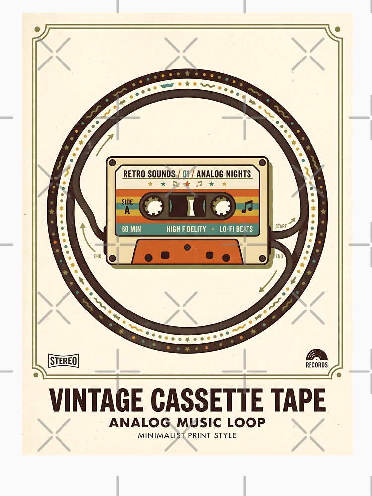 Vintage Cassette Tape Analog Music Loop by SplashTastic