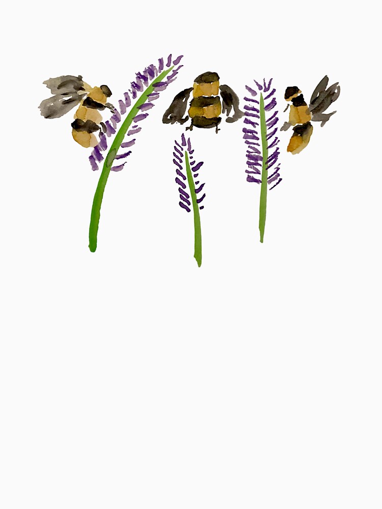Save the bees flower shirt by Alicia Perrelli