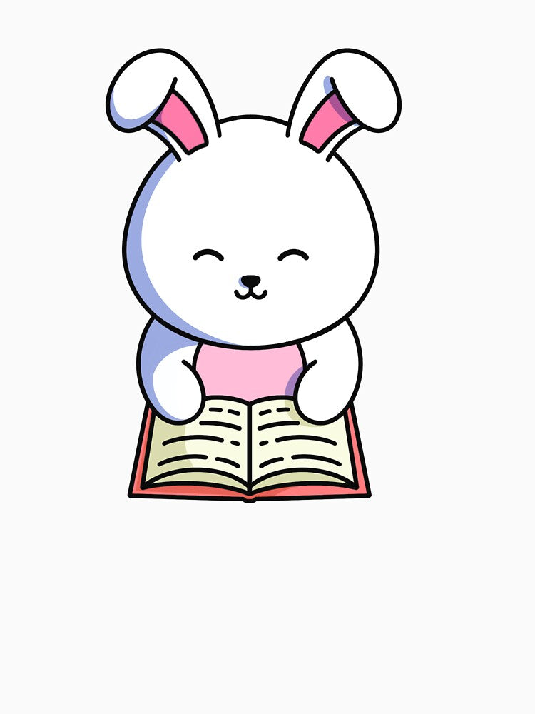 Book Bunny – Adorable Reading Time Design by yogiskencing