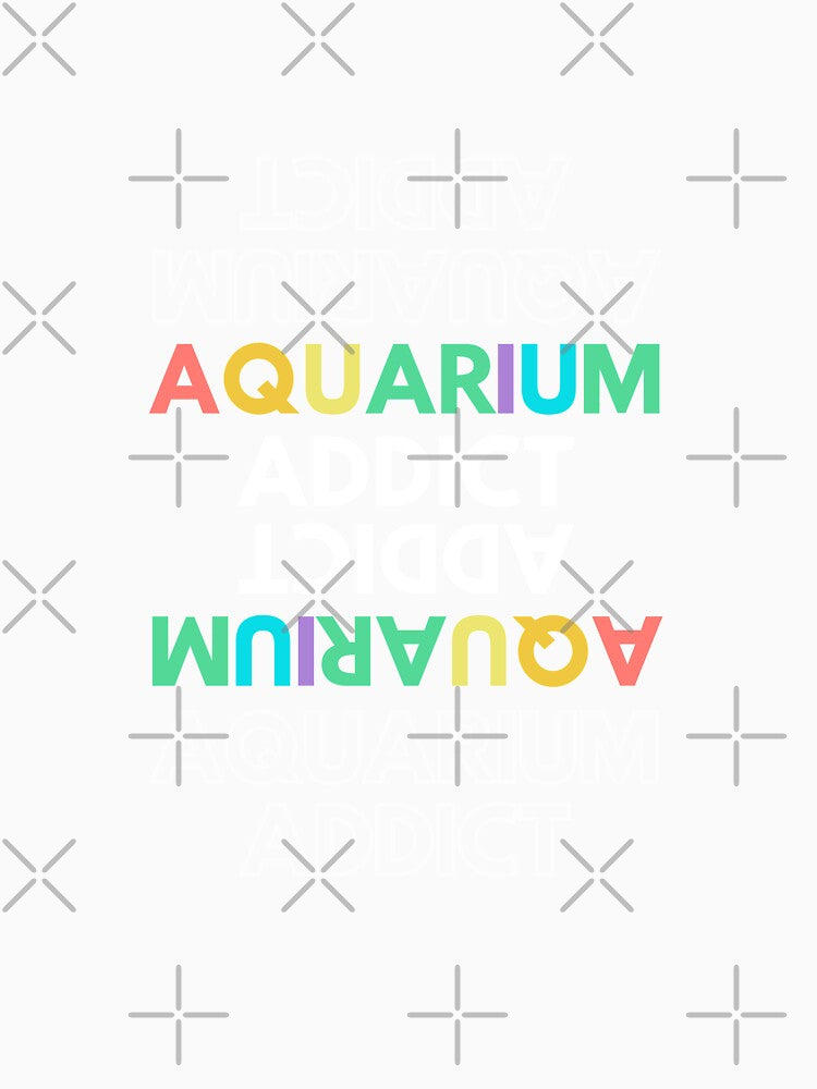Aquarium addict in beautiful rainbow up side down color by Learntobeamom