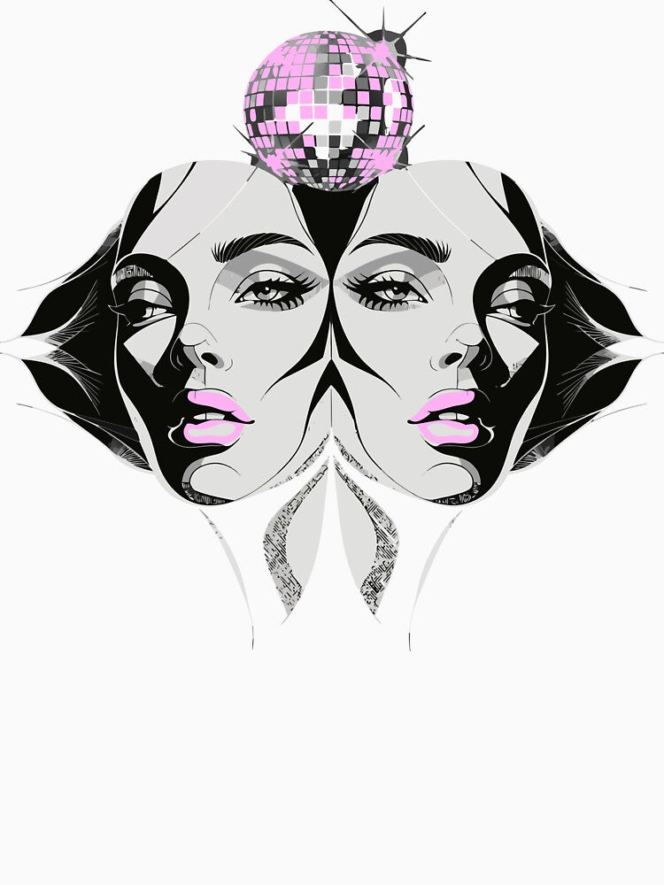 Y2K Disco Mirage – Pink Chrome Muse by TomoMadeIt