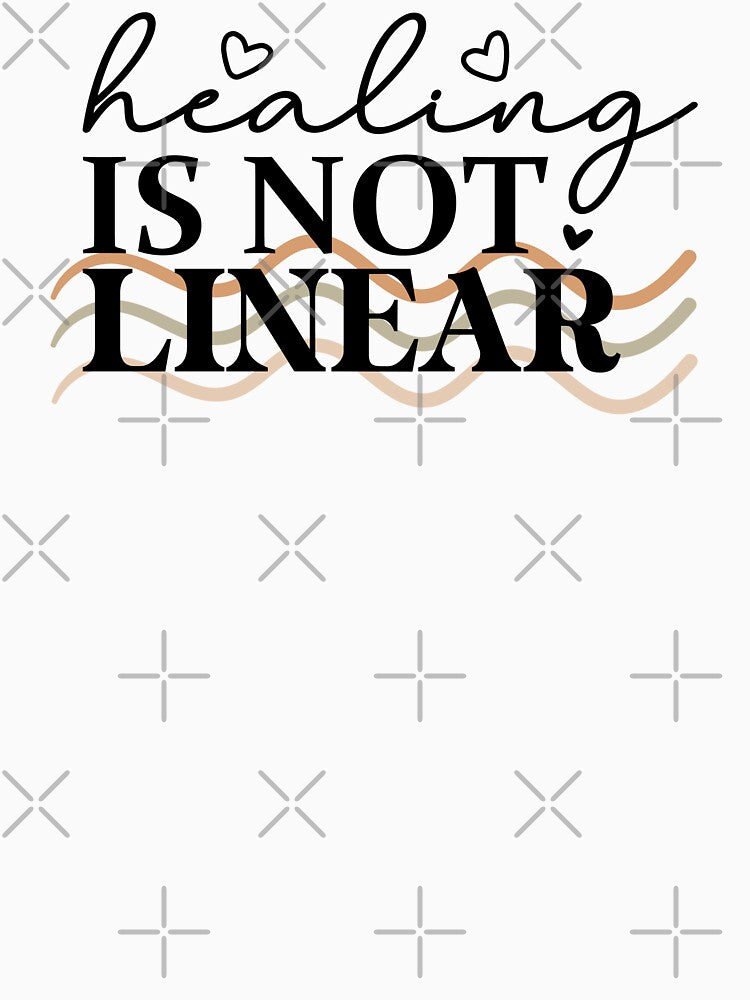 Healing is Not Linear Design - Embrace the Journey with Unique Wellness Art by ShopWilPrints