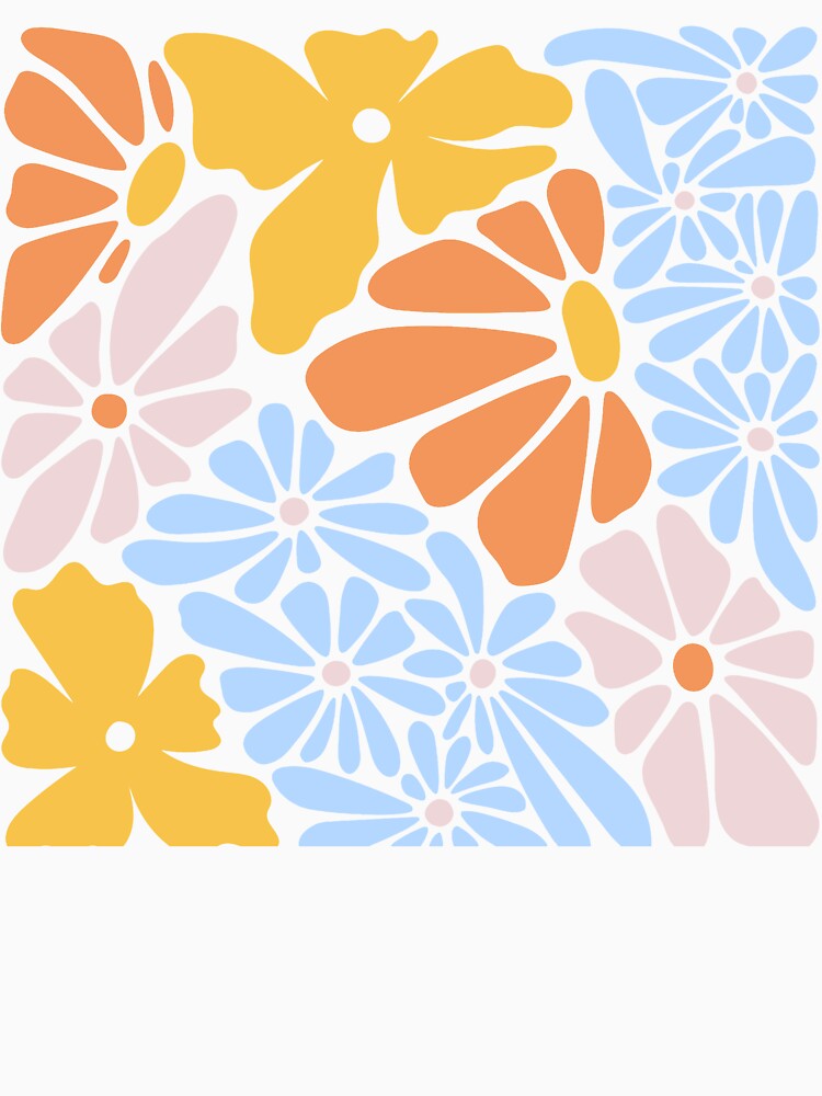 Retro Abstract Flower Pattern by OwnYourMood
